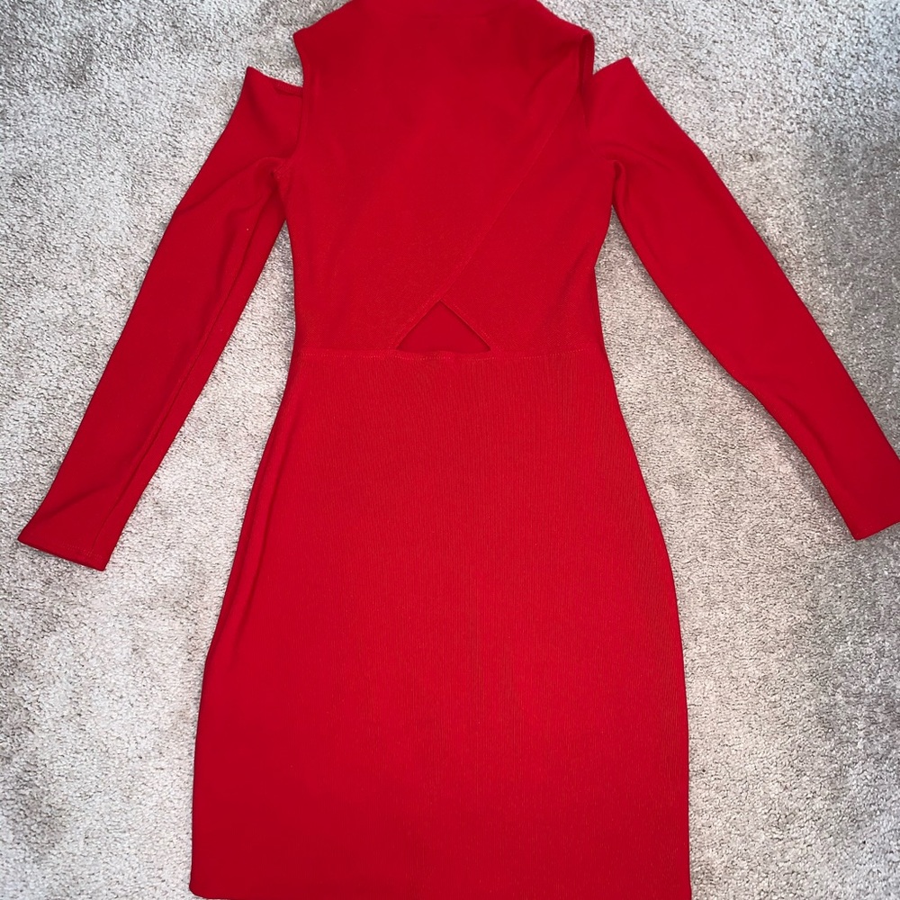 Express Red Mini Dress - Picture 2 of 4